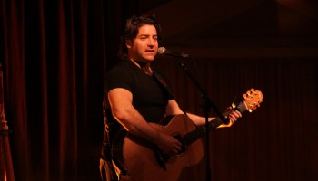 Brian Kennedy performing at the INEC Acoustic Club