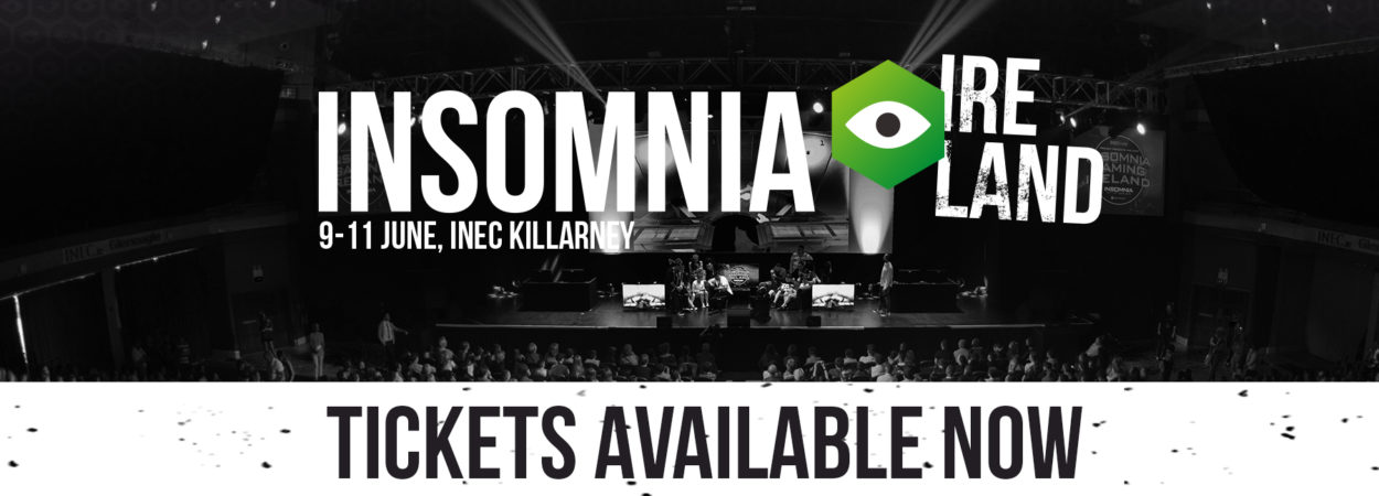 Insomnia Gaming Ireland returns to the INEC Killarney –  9-11 June 2017