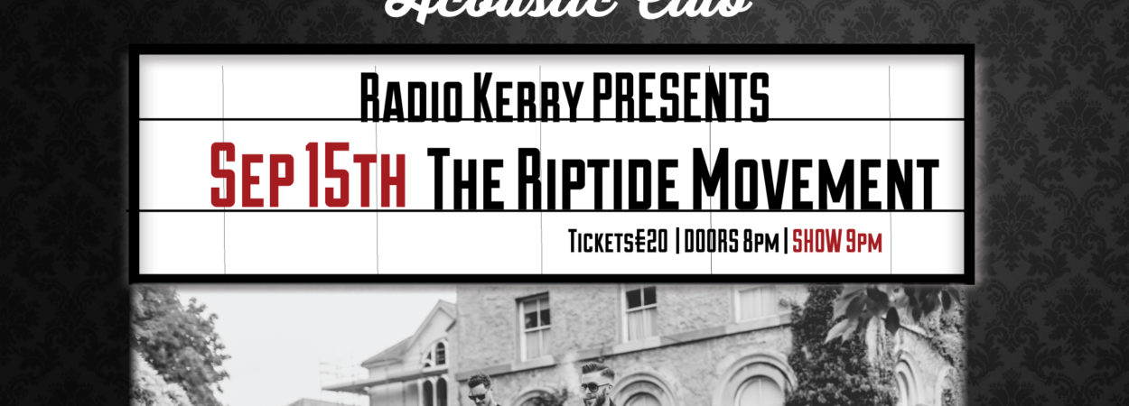 Irish rock’s best kept secret The Riptide Movement return to the INEC Acoustic Club Friday September 15.