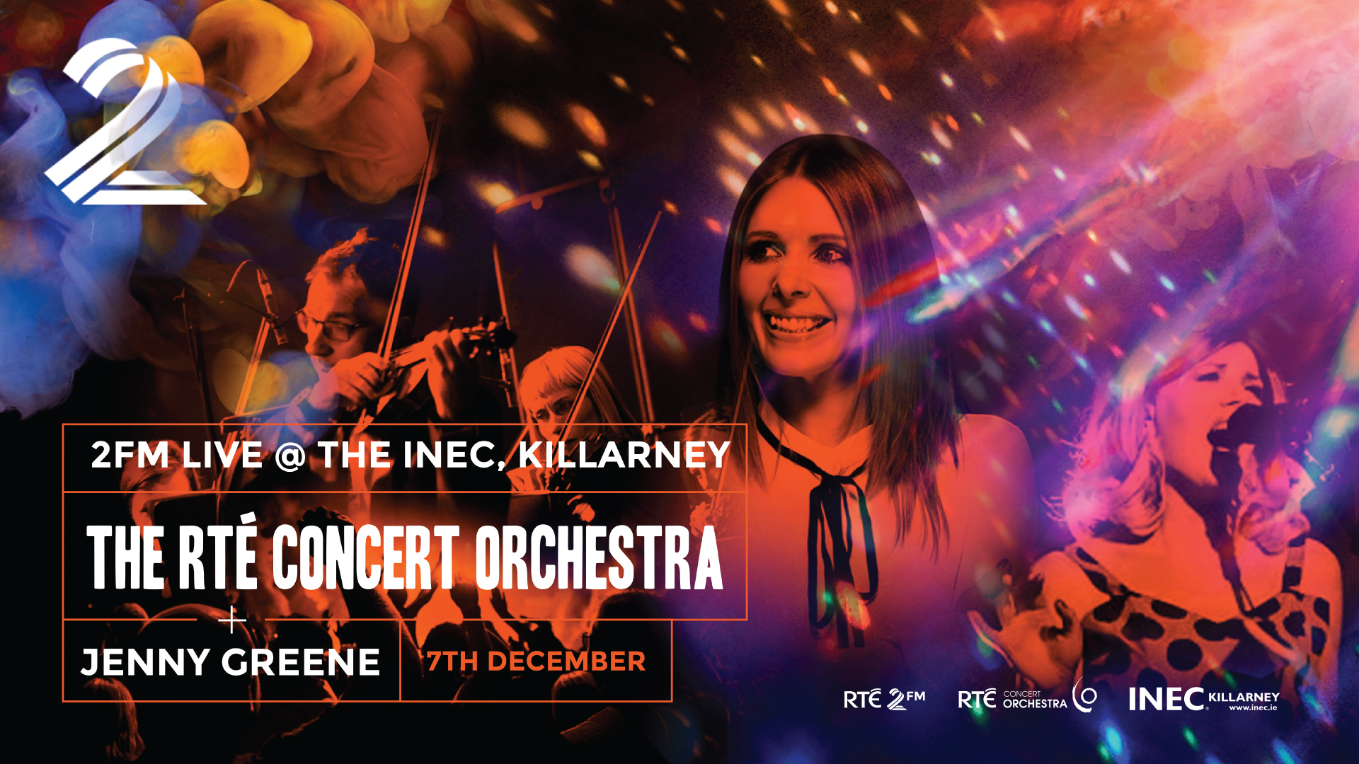 2FM LIVE WITH JENNY GREENE AND THE RTÉ CONCERT ORCHESTRA RETURNS TO THE INEC KILLARNEY THIS DECEMBER